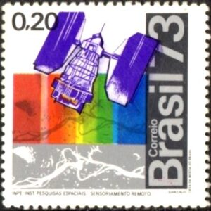 Br-Selo, 1973, C-789-RHM, (Mint). Promoção das Ciências - INPE - Inst. Pesquisas Espaciais.