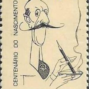 Br-Selo, 1974, C-855-RHM, (Mint). 100 Anos do "De Raul Pederneiras".