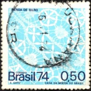 Br-Selo, 1974, C-860-RHM, (U). Cultura Popular - Renda de Bilro.