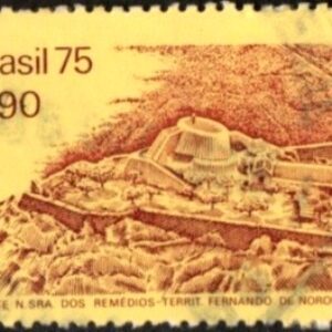 Br-Selo, 1975, C-879-RHM, (N). Fortalezas Coloniais (Forte N. Sra. Dos Remédios Territ. Fernando de Noronha).