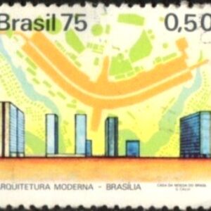 Br-Selo, 1975, C-880-RHM, (N). Habitações no Brasil (Homem e o Meio) - SE-Tenants.