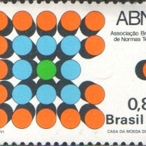 Br-Selo, 1976, C-971-RHM, (Mint). Associação Brasileira de Normas Técnicas - ABNT.
