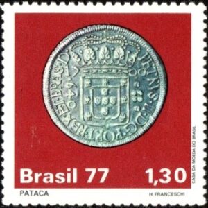 Br-Selo, 1977, C-1003-RHM, (Mint). Moedas do Brasil Colonial.