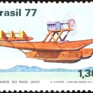 Br-Selo, 1977, C-1009-RHM, (Mint). Homenagem à Aviação Civil.