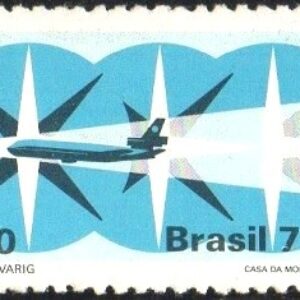 Br-Selo, 1977, C-1023-RHM, (Mint). 50 Anos da Varig.