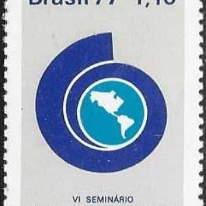 Br-Selo, 1977, C-976-RHM, (Mint). VI Seminário Interamericano de Orçamento