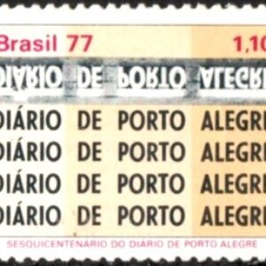 Br-Selo, 1977, C-988-RHM, (Mint). Sesquicentenário do Diário de Porto Alegre.