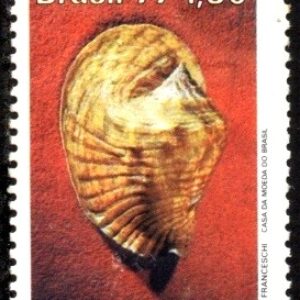 Br-Selo, 1977, C-993-RHM, (Mint). Moluscos do Brasil (Strombus).