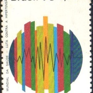 Br-Selo, 1978, C-1034-RHM, (Mint). Dia Mundial da Saúde - Luta Contra a Hipertensão.