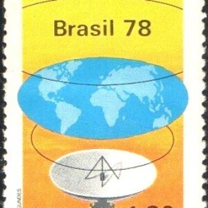 Br-Selo, 1978, C-1035-RHM, (Mint). Dia Mundial das Telecomunicações.
