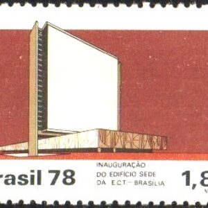 Br-Selo, 1978, C-1040-RHM, (Mint). Inauguração do Edifício Sede da ECT.