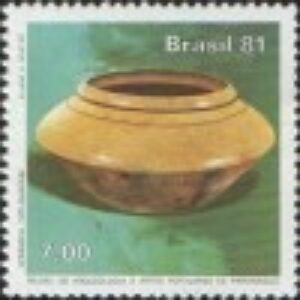 Br-Selo, 1981, C-1196-RHM, (Mint). Museu de Ciência, Museu Nacional, RJ, Museu Paraense E. Goeldi, Museu Arqueológico e Artes Populares de Paranaguá.