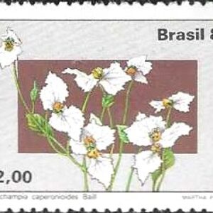 Br-Selo, 1981, C-1218-RHM, (Mint). Flora Brasileira, Flores do Planalto Central (Dalechampia).