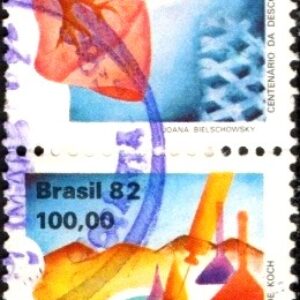 Br-Selo, 1982, C-1249-RHM, (U). Centenário da Descoberta do Bacilo de Hoch-Tuberculose - SE-Tenant.