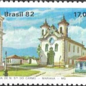 Br-Selo, 1982, C-1267-RHM, (Mint), Turismo, o Barroco Mineiro (Igreja N.S. Carmo).