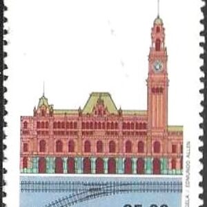 Br-Selo, 1984, C-1408-RHM, (Mint). Preservação do Patrimônio Ferroviário.(Est. da Luz, SP).