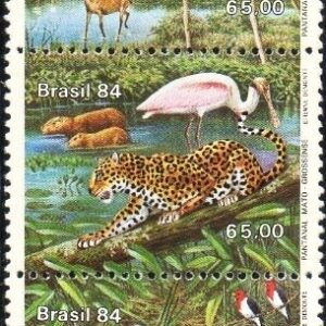 Br-Selo, 1984, C-1395/1397-RHM, (Mint), Pantanal Matogrossense.