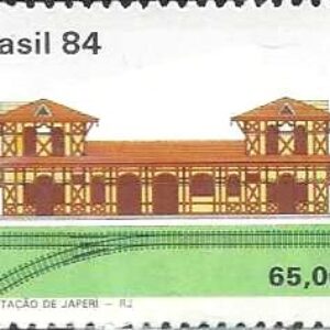 Br-Selo, 1984, C-1407-RHM, (Mint). Preservação do Patrimônio Ferroviário.