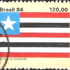 Br-Selo, 1984, C-1428-RHM, (N)., Bandeiras dos Estados do Brasil (Maranhão).
