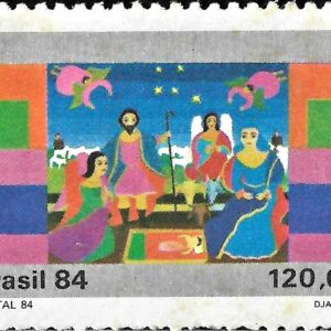 Br-Selo, 1984, C-1433-RHM, (U). Natal 84 - Pinturas Natalinas (DJanira)..