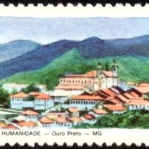 Br-Selo, 1985, C-1447-RHM, (Mint). Patrimônio Mundial de Humanidade (Ouro Preto/MG).