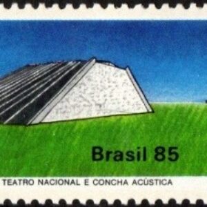 Br-Selo, 1985, C-1452-RHM, (Mint). 25 Anos de Brasília (Teatro Nacional).