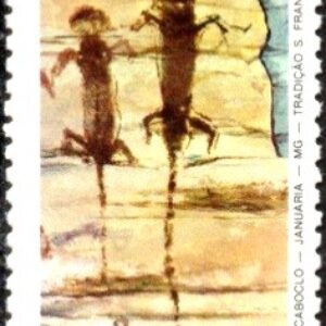 Br-Selo, 1985, C-1456-RHM, (Mint). Pinturas Rupestres - Brapex VI.