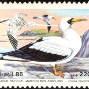 Br-Selo, 1985, C-1462-RHM, (Mint). Preservação da Fauna - Parque Nacional Marinho de Abrolhos (Atobá).