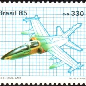 Br-Selo, 1985, C-1476-RHM, (Mint). Programa AMX Jato Militar.