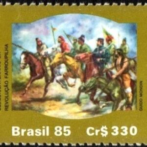 Br-Selo, 1985, C-1481-RHM, (Mint). Sesquicentenário da Revolução Farroupilha/RS.
