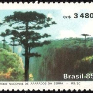 Br-Selo, 1985, C-1484-RHM, (Mint).. Parque Nacional de Aparados da Serra/RS/SC.