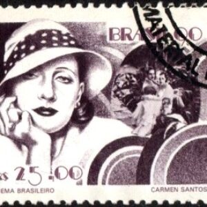 Br-Selo, 1990, C-1689 (RHM), (U). Cinema Brasileiro (Carmen Santos).