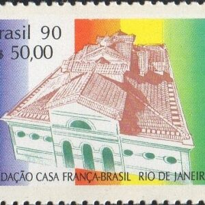 Br-Selo, 1990, C-1691-RHM, (Mint). Fundação da Casa França-Brasil, Rio de Janeiro.