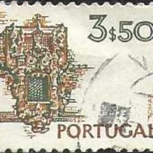 POR Selo, (Portugal/Europa), 1973, (U), Yt:PT 1194(A), Definitivo/Regular. Convent of Christ, Tomar, Vistas e Monumentos.