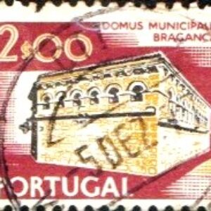 POR Selo, (Portugal/Europa), 1974, (U), Yt:PT 1222(A). Definitivo/Regular. Cities and Landscapes, Alcobaca Church, Vistas e Monumentos.