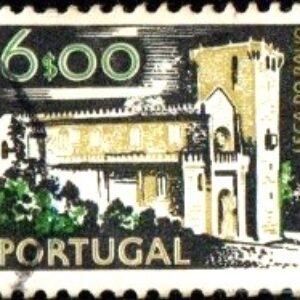 POR Selo, (Portugal/Europa), 1974, (U), Yt:PT 1226(A). Definitivo/Regular. Cities and Landscapes, Leca do Balio Monastery, Vistas e Monumentos.
