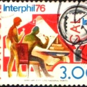 POR Selo, (Portugal/Europa), 1976, (U), Yt:PT 1293, The International Stamp Exhibition in Philadelphia.