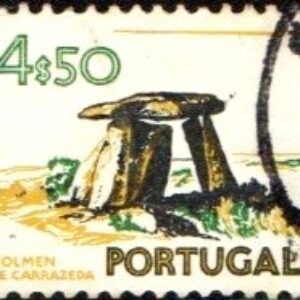 POR Selo, (Portugal/Europa), 1974, (U), Yt:PT 1224, Definitivo/Regular. Meghalite Grave of Carrazeda, Vistas e Monumentos.