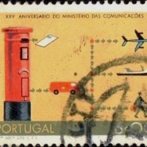 POR Selo, (Portugal/Europa), 1973, (U), Yt:PT 1191, The 25th Anniversary of the Ministry of Communications (Mail Transport).