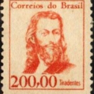 Br-Selo, 1965, RE- 523-RHM, (N). Vultos Célebres Novos Desenhos (Tiradentes).