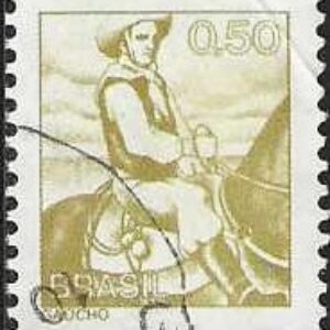 Br-Selo, 1976, RE- 562-RHM, (N), Tipos de Profissões Nacionais, Papel Couchê, sem Filigrama (Gaúcho).