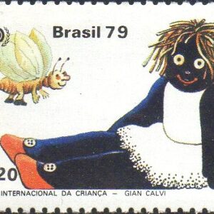Br-Selo, 1979, C-1124-RHM, (Mint). Ano Internacional da Criança (Boneco de Pano).