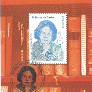 Br-Edital, 05/2023, 1 Selo, (Mint), Emissão Postal Especial: Homenagem a Lygia Fagundes Telles. Locais de Lançamento: São Paulo/SP e Rio de Janeiro/RJ.
