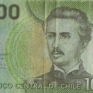 CHL Cédula, (Chile/América do Sul), 2010, 1000 Mil Pesos, (FE), Parque Nacional Torres Del Pain. Efígie de Ignacio Carrera Pinto.