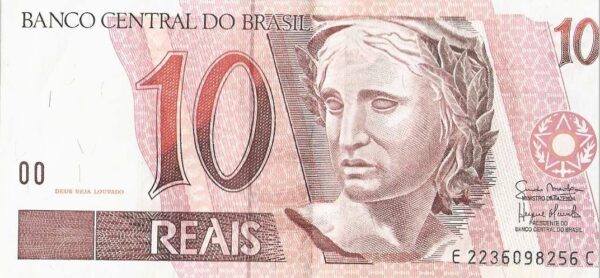 Br Cédula, R$20,00 (Vinte Reais), (2008), (S*), Primeira Família do Real, Anverso: efigie simbólica da república, interpretada sob a forma de escultura.
