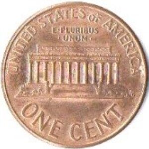USA Moeda, 2008, (VF), One Cent, Zinco chapeado de cobre, (Símbolo da Casa da Moeda - Busto: Presidente Abraham Lincoln).