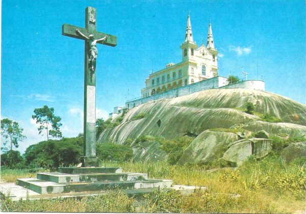 Br-Cartão Postal, (N), Brasil Turístico: Imagem da Igreja Nossa Senhora da Penha. Cidade do Rio de Janeiro/RJ. Produção Marcator, Gráfica Brunner Ltda - RPC, São Paulo/SP.