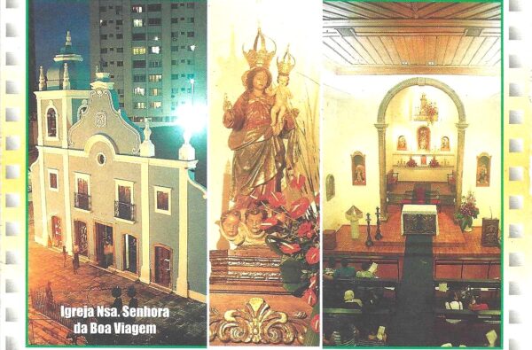 Br-Cartão Postal, (N), Nordeste Turístico: Imagem Igreja Nossa da Boa Viagem. Cidade de Recife/PE. Produção CB Gluposil Artes Gráficas Ltda, Campina Grande/PB. Foto: Emerson Dantas Salgado.