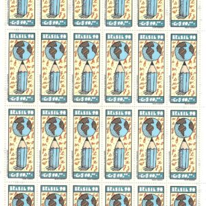 Br-Folha, 1990, Regular, C-1694 (RHM), Ano Internacional de Alfabetização.