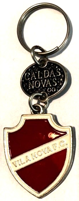 BR Chaveiro, 2025, (UNC), Título: Chaveiro Emblema: Vila Nova Futebol Clube, sediado na cidade do Goiânia/GO. Lembrança da cidade de Caldas Novas/GO. Brasil.